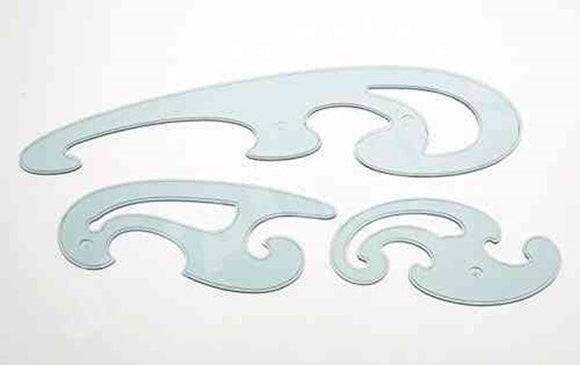 Stencil Celco French Curve Set 3 Pc