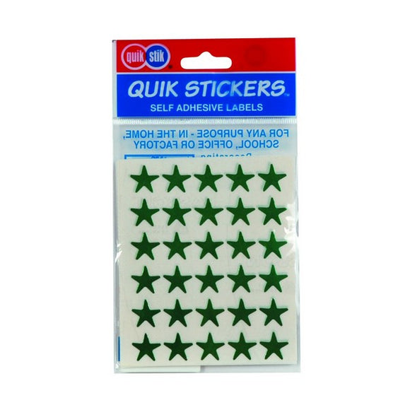 Stickers Esselte Green Stars