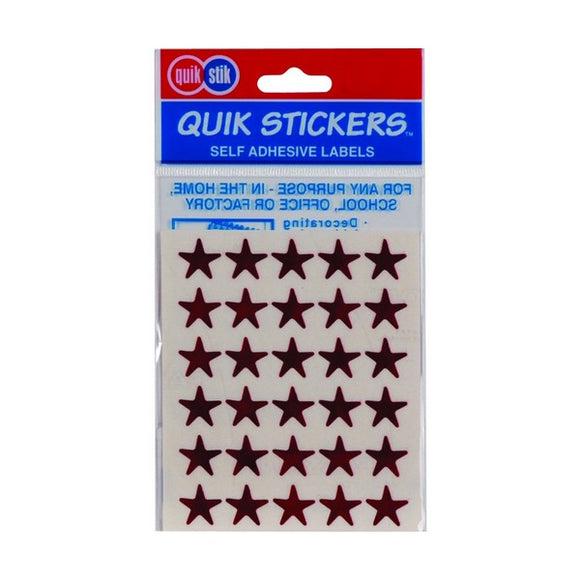 Stickers Esselte Red Stars