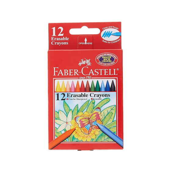 Crayons Faber-Castell 12 Erasable Crayons