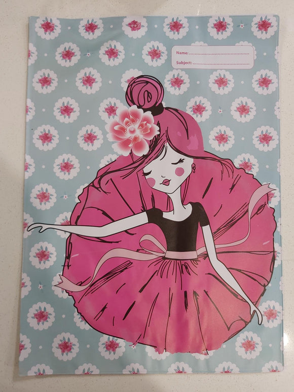 Book Cover Scrapbook Spencil Ballerina