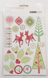 Printed Chipboard Kaisercraft Silly Season