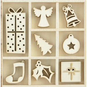 Wooden Flourish Pack Kaisercraft Mini - Ornaments