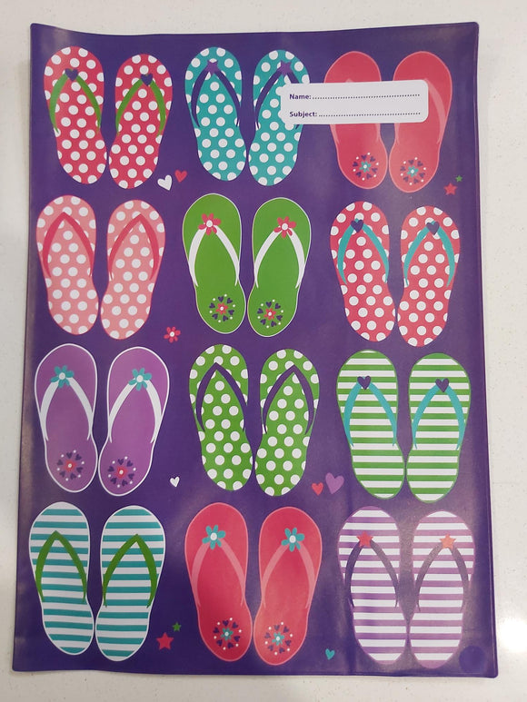 Book Cover Scrapbook Spencil Flip Flops