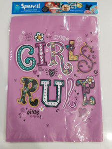 Book Cover Scrapbook Spencil Girls Rule