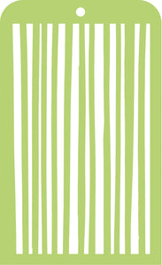 Template Kaisercraft Mini 3.5x5.5" Stripes