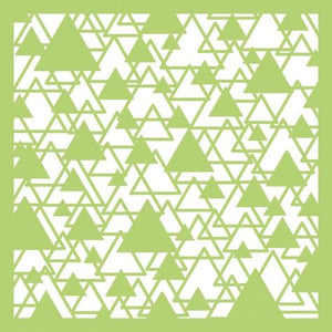 Template Kaisercraft 6x6" Abstract Triangle