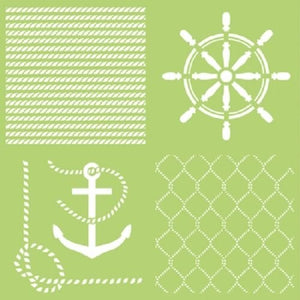 Template Kaisercraft 12x12" Anchors Aweigh