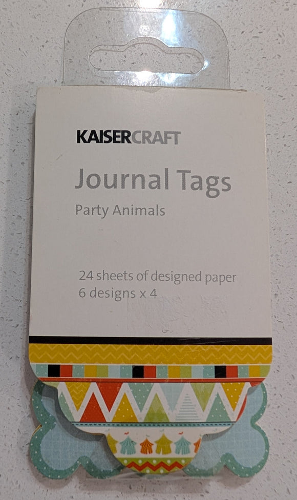 Journal Tags Kaisercraft Party Animals