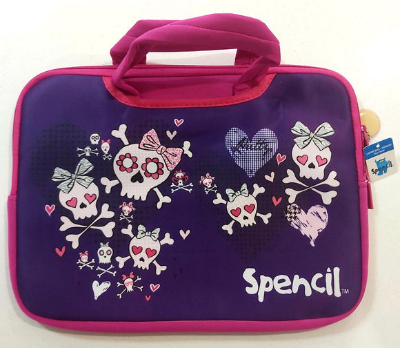 Laptop Bag Spencil Bow Skull