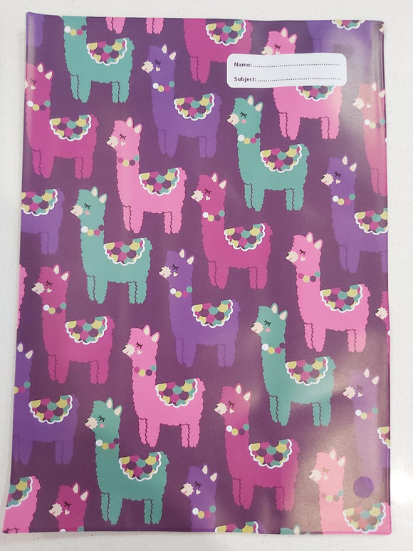 Book Cover Scrapbook Spencil LLama Love