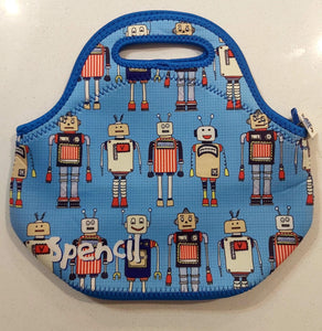 Lunch Bag Spencil Robots