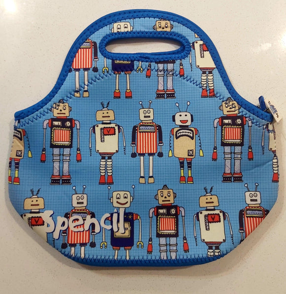 Lunch Bag Spencil Robots