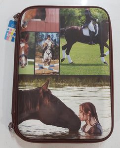 Pencil Case Spencil Hard Head Horses