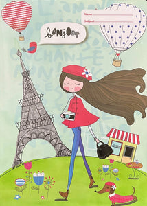 Book Cover Scrapbook Spencil Paris