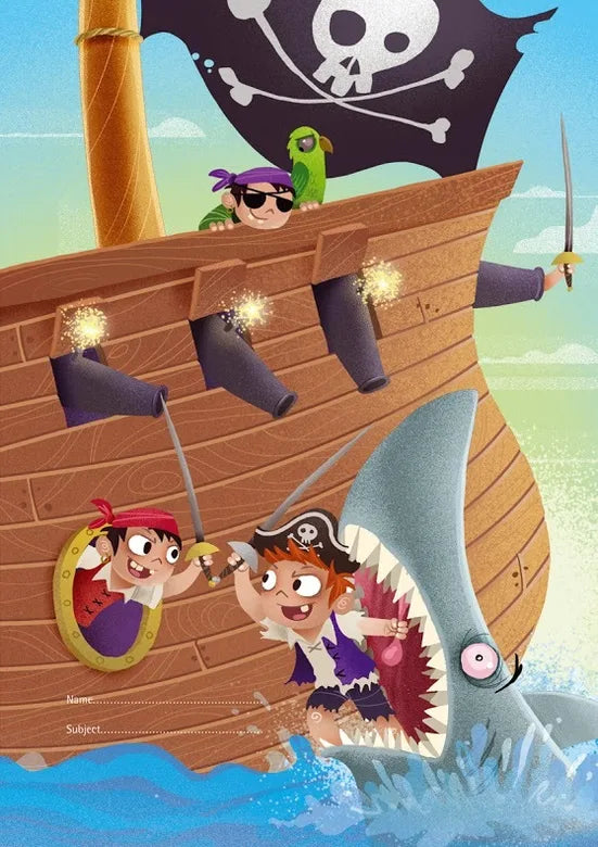 Book Cover A4 Spencil Pirates