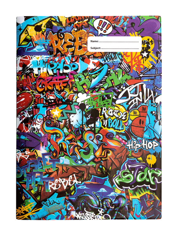 Book Cover A4 Spencil Rebel Graffiti