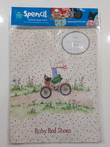 Book Cover 9x7 Spencil Ruby on Bike