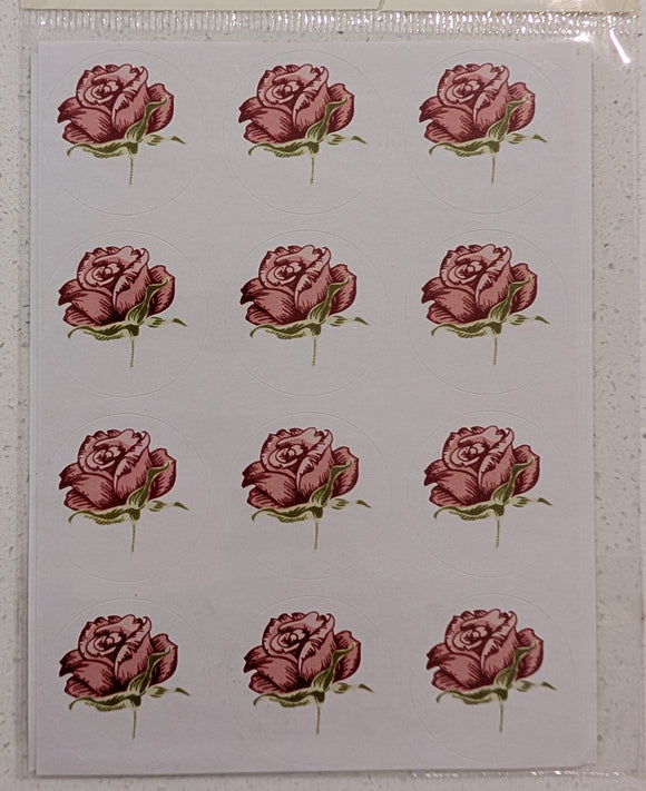 Stickers IPaper Envelope Seals Rosie Red