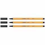 Fineliner Stabilo Point 88 0.4mm Black 3 Pack