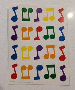 Stickers Creative Teaching Press Music Notes