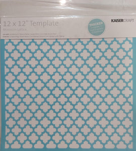 Template Kaisercraft 12x12" Moroccan Lattice