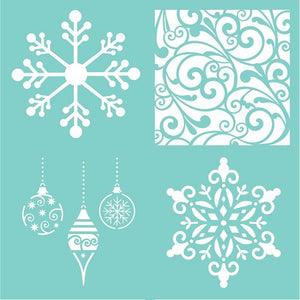 Template Kaisercraft 12x12" Festive Quarters