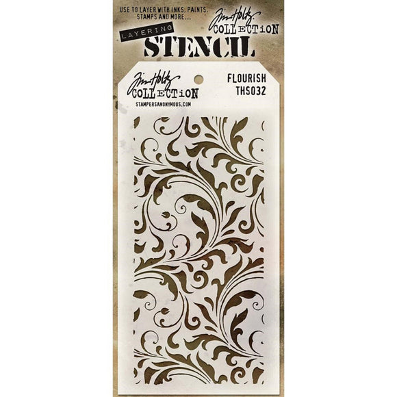 Stencil Tim Holtz Layering 4.125x8.5