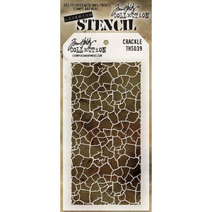 Stencil Tim Holtz Layering 4.125x8.5" Crackle