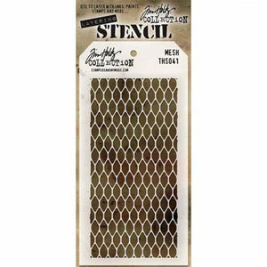 Stencil Tim Holtz Layering 4.125x8.5" Mesh