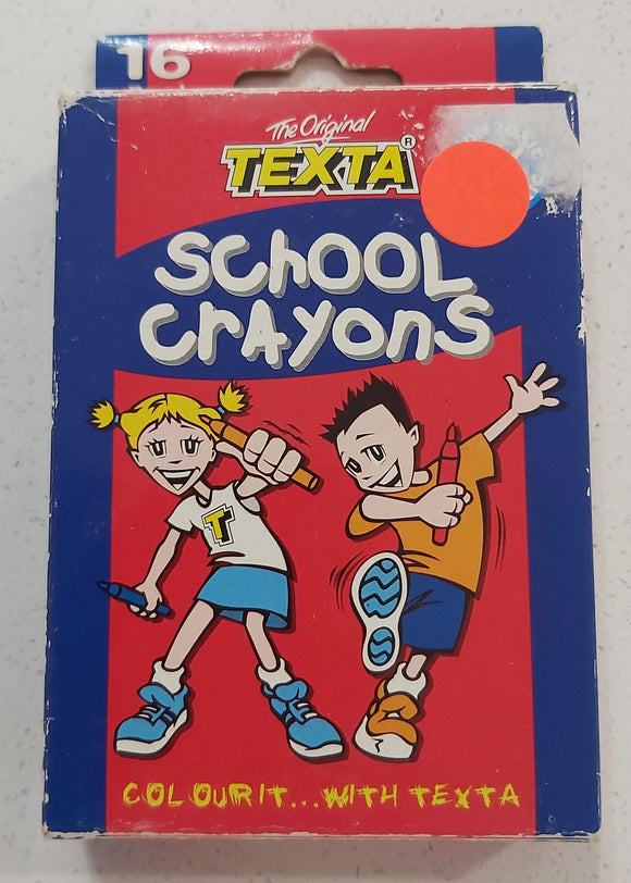 Crayons Texta School Crayons Pack 16