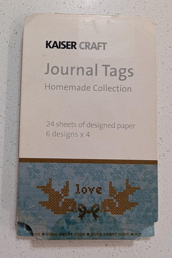 Journal Tags Kaisercraft Homemade Collection