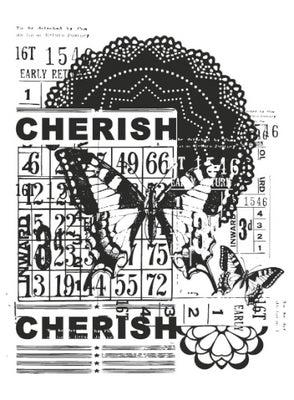 Stamp - Vintage Cherish