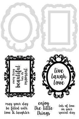 Die & Stamp Set Kaisercraft - Decor Frames & Quotes