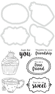 Die & Stamp Set Kaisercraft - Sweet Friends