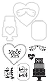 Die & Stamp Set Kaisercraft - Wedding