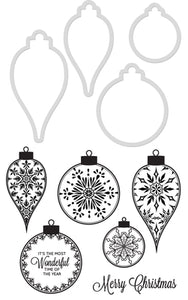 Die & Stamp Set Kaisercraft - Flourish Baubles