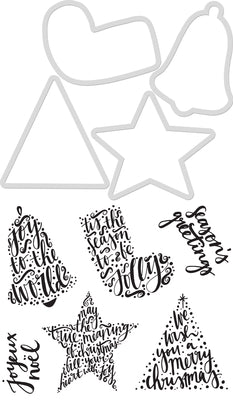 Die & Stamp Set Kaisercraft - Decoration Quotes