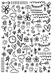 Embossing Folder - Doodles