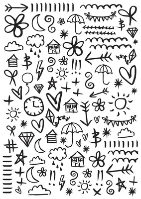 Embossing Folder - Doodles