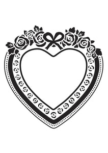 Embossing Folder - Heart Frame