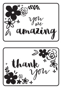 Embossing Folder - Mini Floral Card Fronts