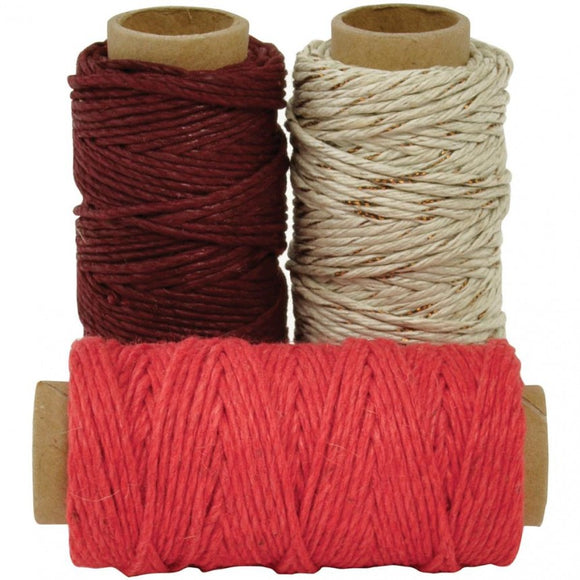 Hemp Cord Kaisercraft Cherry Mixed