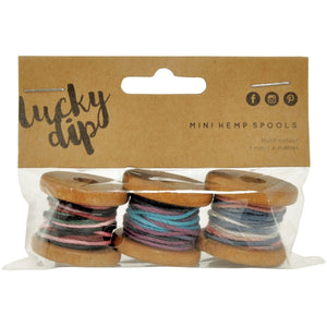 Hemp Cord Kaisercraft Multicolour Mini Spool