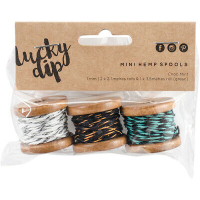 Hemp Cord Kaisercraft Choc Mint Mini Spool