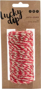 Jute Cord Kaisercraft Red