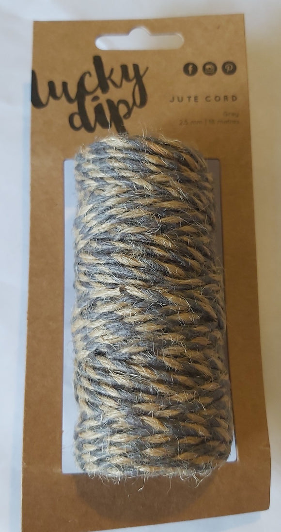 Jute Cord Kaisercraft Grey