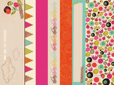 Paper Kaisercraft - Hopscotch Collection - Peachy