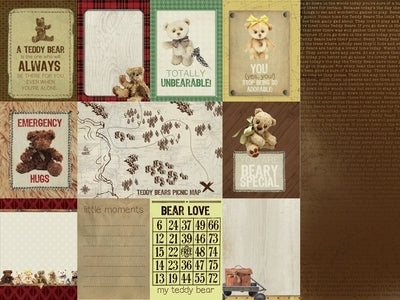 Paper Kaisercraft - Teddy Bear's Picnic Collection - Bear Love