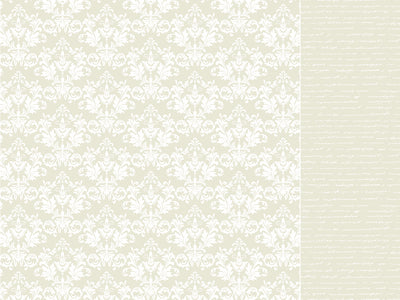 Paper Kaisercraft - Back to Basics Collection - Beige Damask